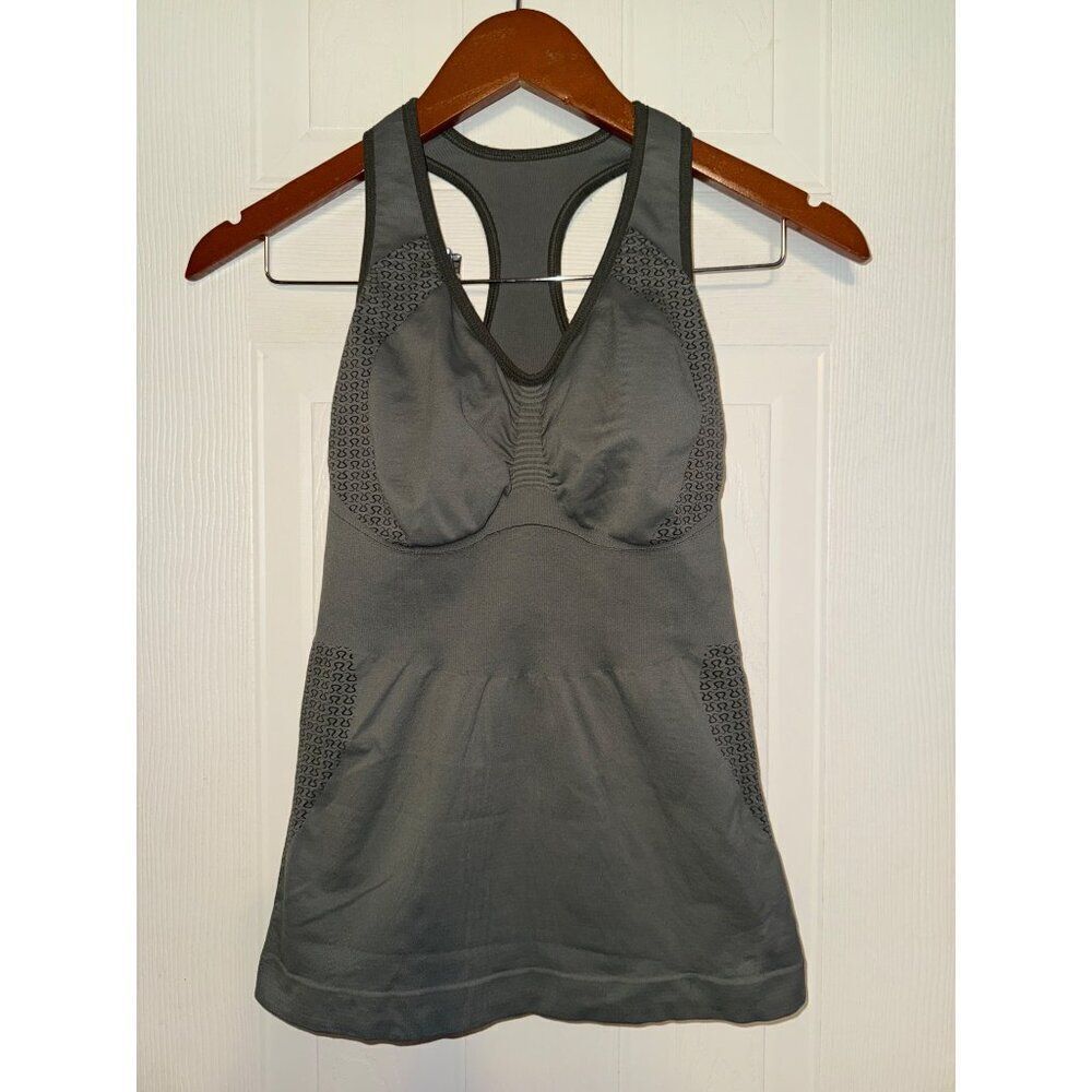 Lululemon Heart Rate Monitor Logo Tank Top Size Small